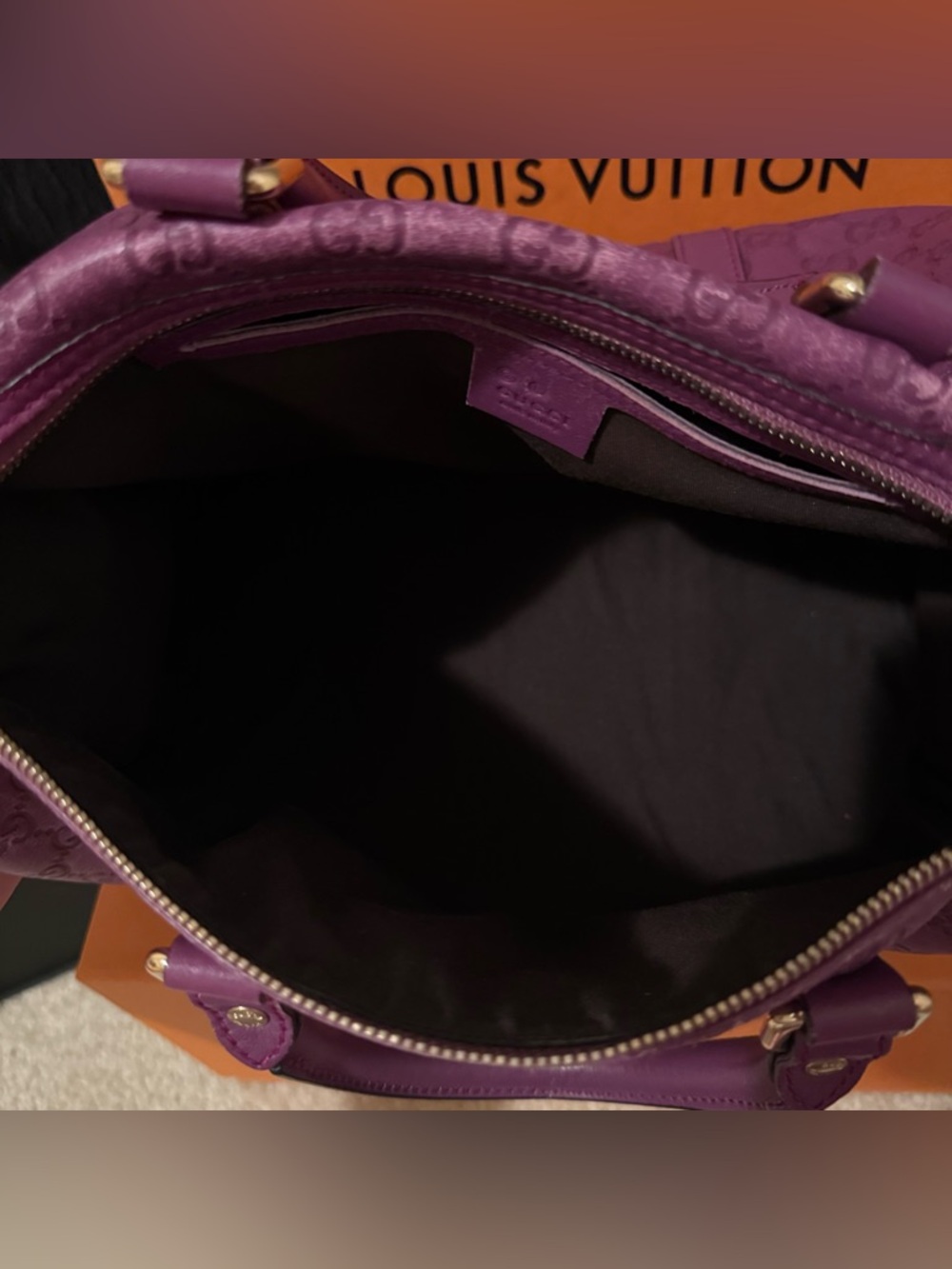 Gucci Medium Guccissima Joy Top Handled Handbag - Picture 3 of 3